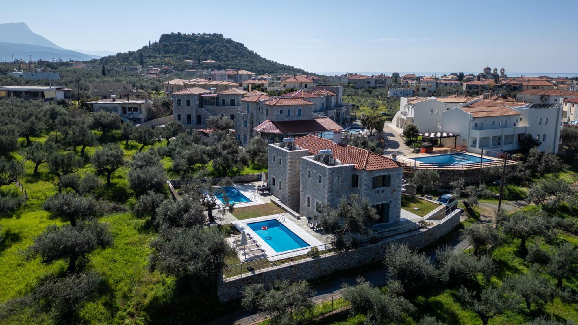 Villa Torri Di Pietra Stoúpa Exterior foto